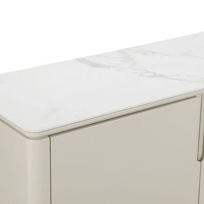 Arthur Buffet Cabinet - White / Grey